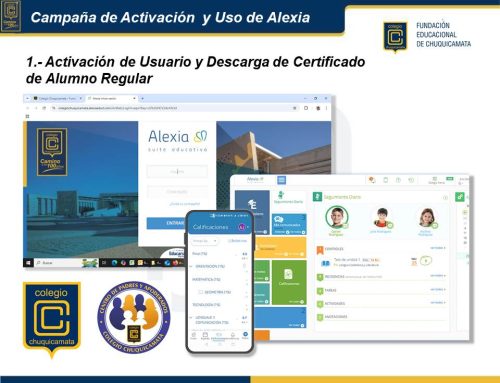 Campaña de Activación y Uso de Alexia – Descarga de Certificado de Alumno Regular
