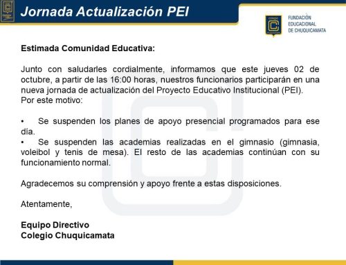 Jornada Actualización PEI