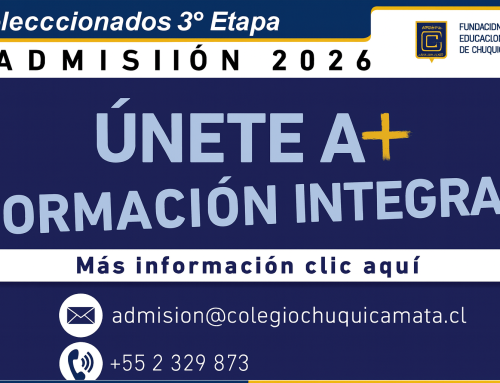 Seleccionados 3° Etapa Admisión 2026