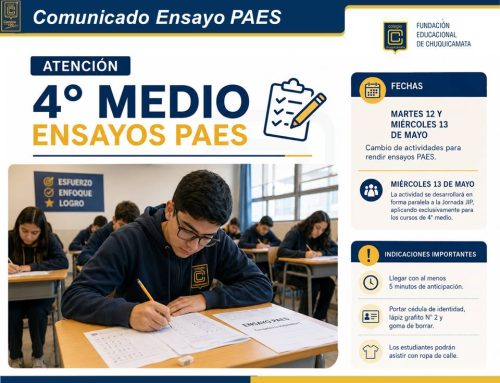 Comunicado Ensayo PAES